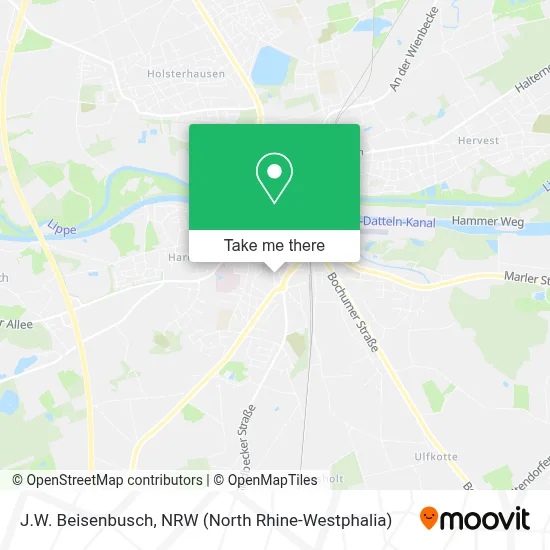 J.W. Beisenbusch map