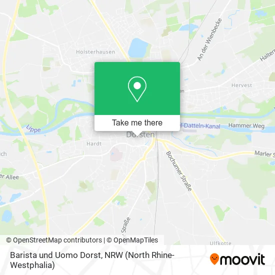 Карта Barista und Uomo Dorst