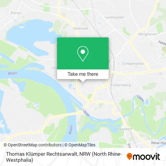 Карта Thomas Klümper Rechtsanwalt