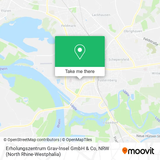 Erholungszentrum Grav-Insel GmbH & Co map