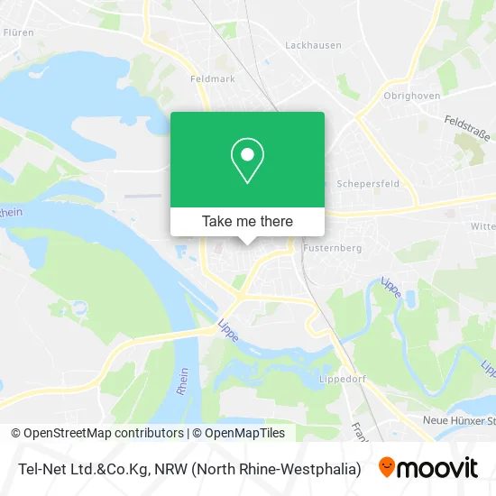 Карта Tel-Net Ltd.&Co.Kg