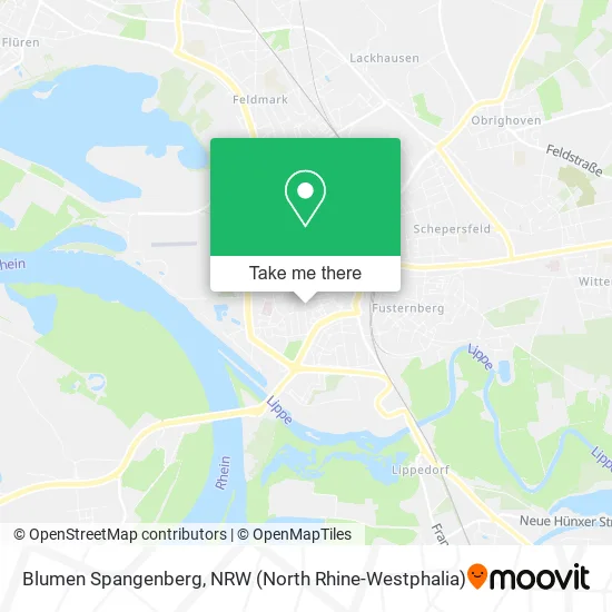 Blumen Spangenberg map