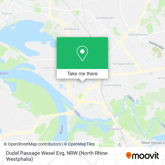 Карта Dudel Passage Wesel Evg