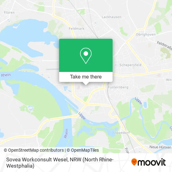 Sovea Workconsult Wesel map