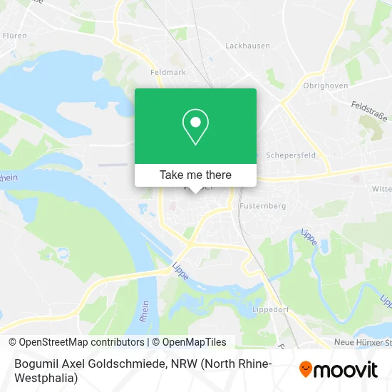 Bogumil Axel Goldschmiede map