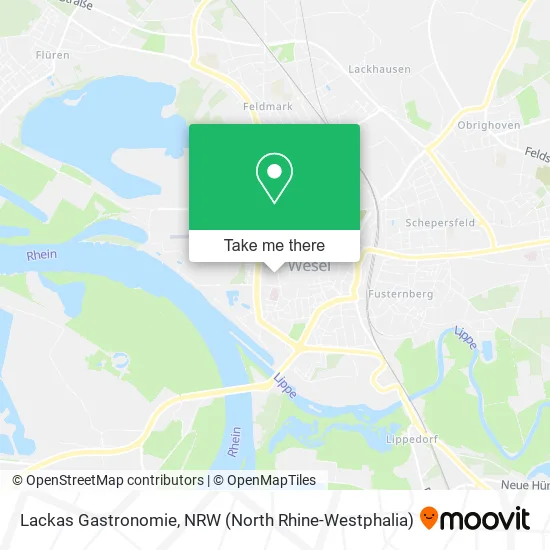 Lackas Gastronomie map