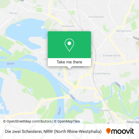 Карта Die zwei Scheiderei