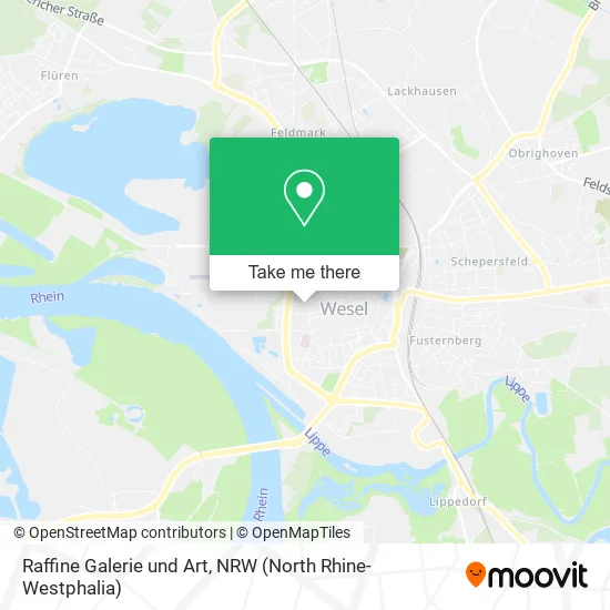 Raffine Galerie und Art map