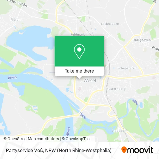 Карта Partyservice Voß