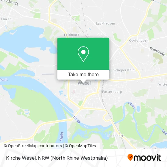 Карта Kirche Wesel