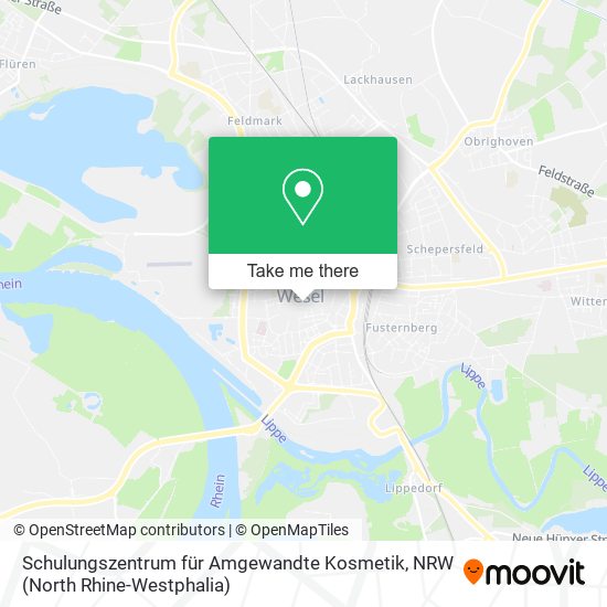 Карта Schulungszentrum für Amgewandte Kosmetik