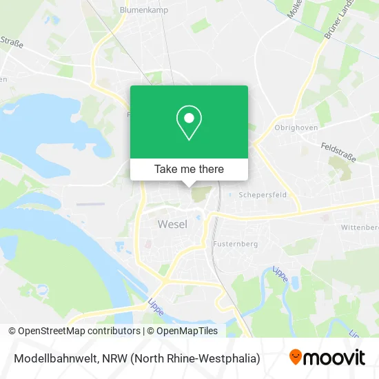 Карта Modellbahnwelt