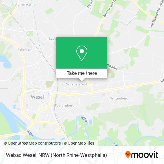 Webac Wesel map