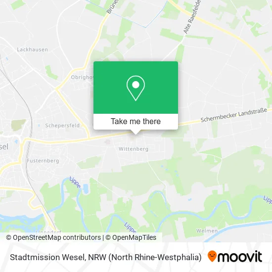 Карта Stadtmission Wesel