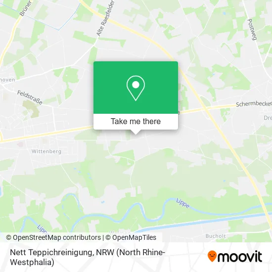 Карта Nett Teppichreinigung