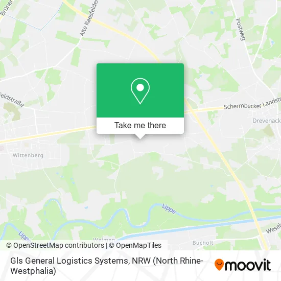 Карта Gls General Logistics Systems