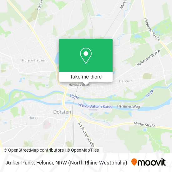 Карта Anker Punkt Felsner