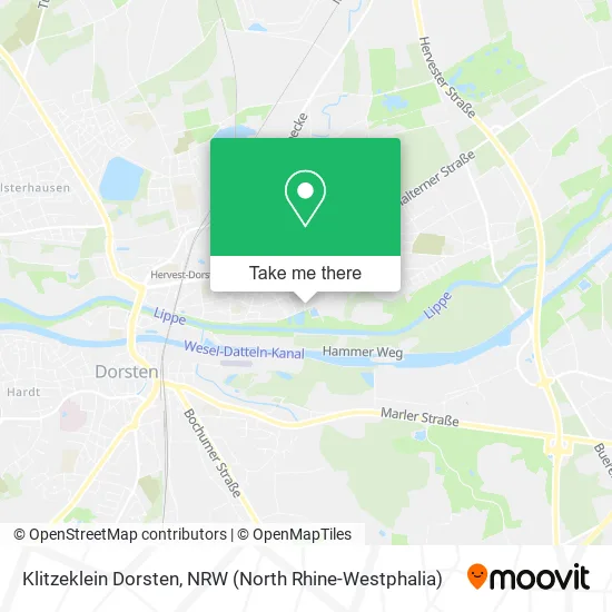 Карта Klitzeklein Dorsten