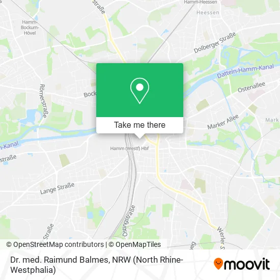 Карта Dr. med. Raimund Balmes