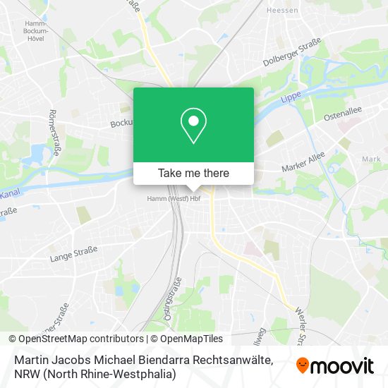 Martin Jacobs Michael Biendarra Rechtsanwälte map