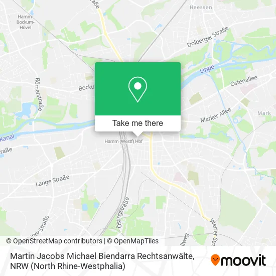 Карта Martin Jacobs Michael Biendarra Rechtsanwälte