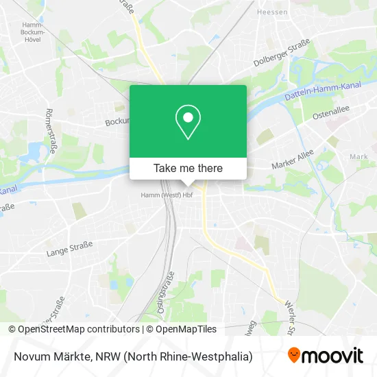 Карта Novum Märkte