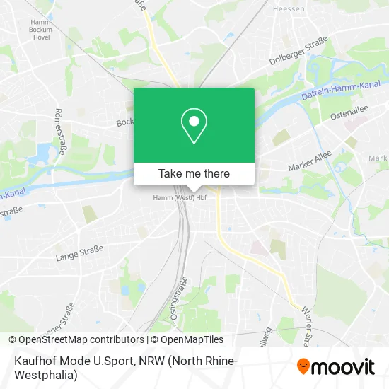 Карта Kaufhof Mode U.Sport