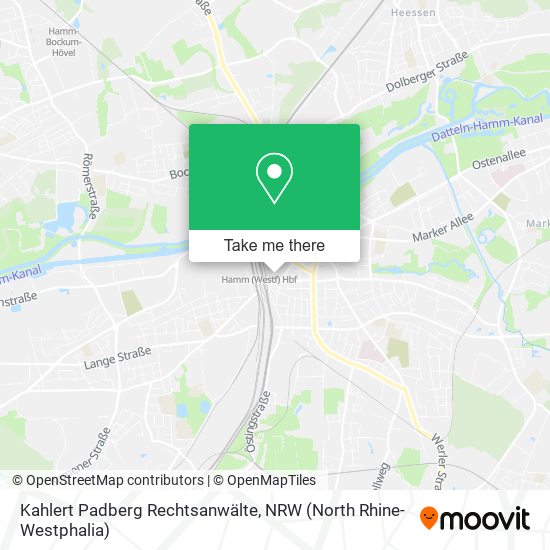 Kahlert Padberg Rechtsanwälte map