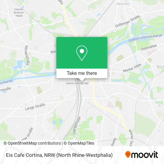 Eis Cafe Cortina map