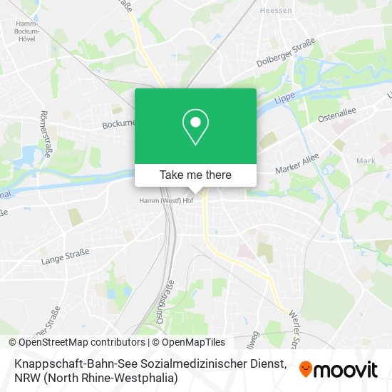 Knappschaft-Bahn-See Sozialmedizinischer Dienst map