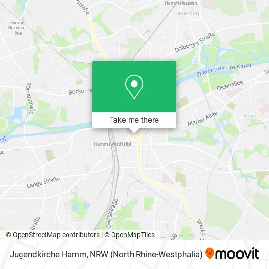 Jugendkirche Hamm map