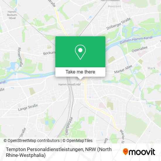 Tempton Personaldienstleistungen map
