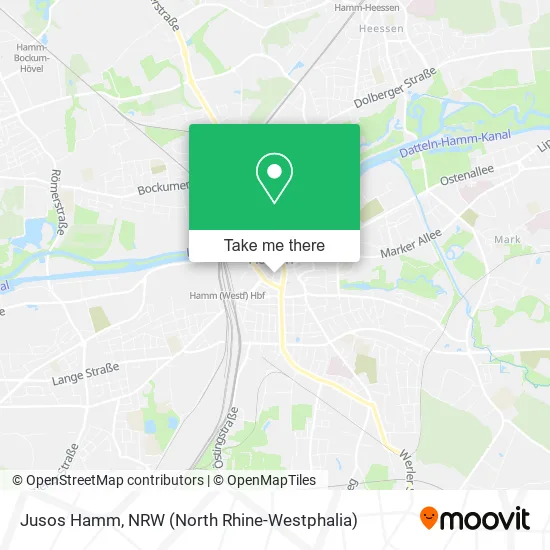 Jusos Hamm map