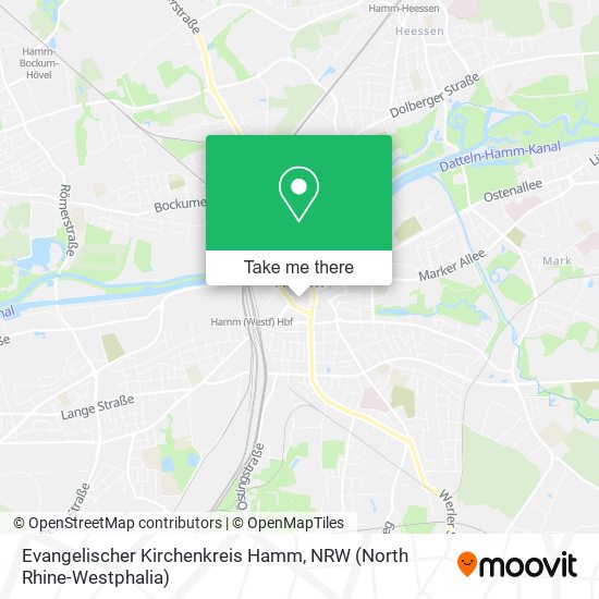 Evangelischer Kirchenkreis Hamm map