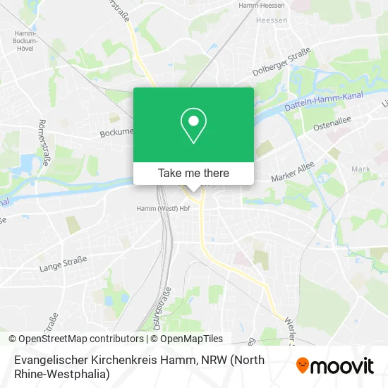 Карта Evangelischer Kirchenkreis Hamm