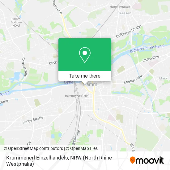 Карта Krummenerl Einzelhandels