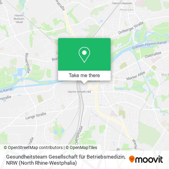 Gesundheitsteam Gesellschaft für Betriebsmedizin map