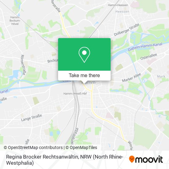 Regina Brocker Rechtsanwältin map