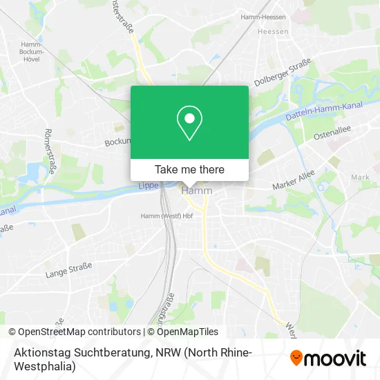 Карта Aktionstag Suchtberatung