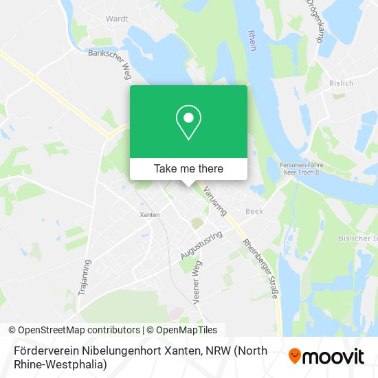 Förderverein Nibelungenhort Xanten map