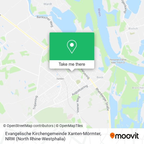 Evangelische Kirchengemeinde Xanten-Mörmter map