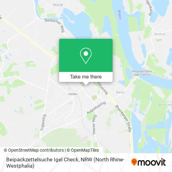 Beipackzettelsuche Igel Check map