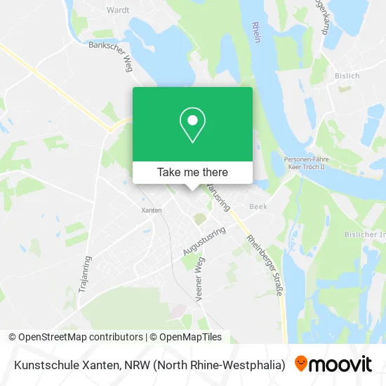 Kunstschule Xanten map