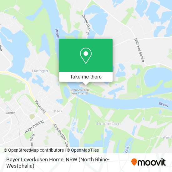 Bayer Leverkusen Home map