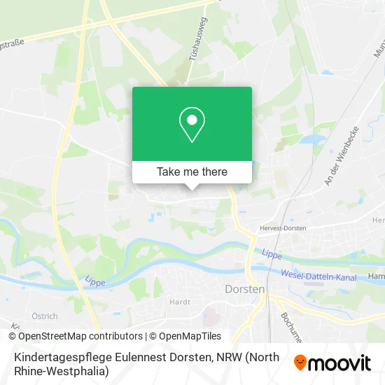 Карта Kindertagespflege Eulennest Dorsten