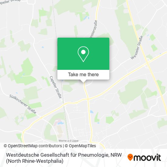Westdeutsche Gesellschaft für Pneumologie map