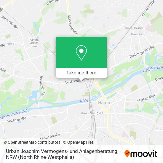 Urban Joachim Vermögens- und Anlagenberatung map