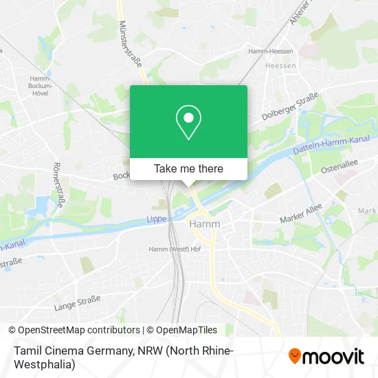 Tamil Cinema Germany map