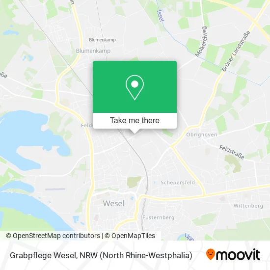 Карта Grabpflege Wesel