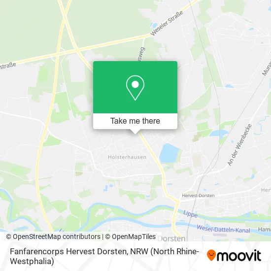 Карта Fanfarencorps Hervest Dorsten